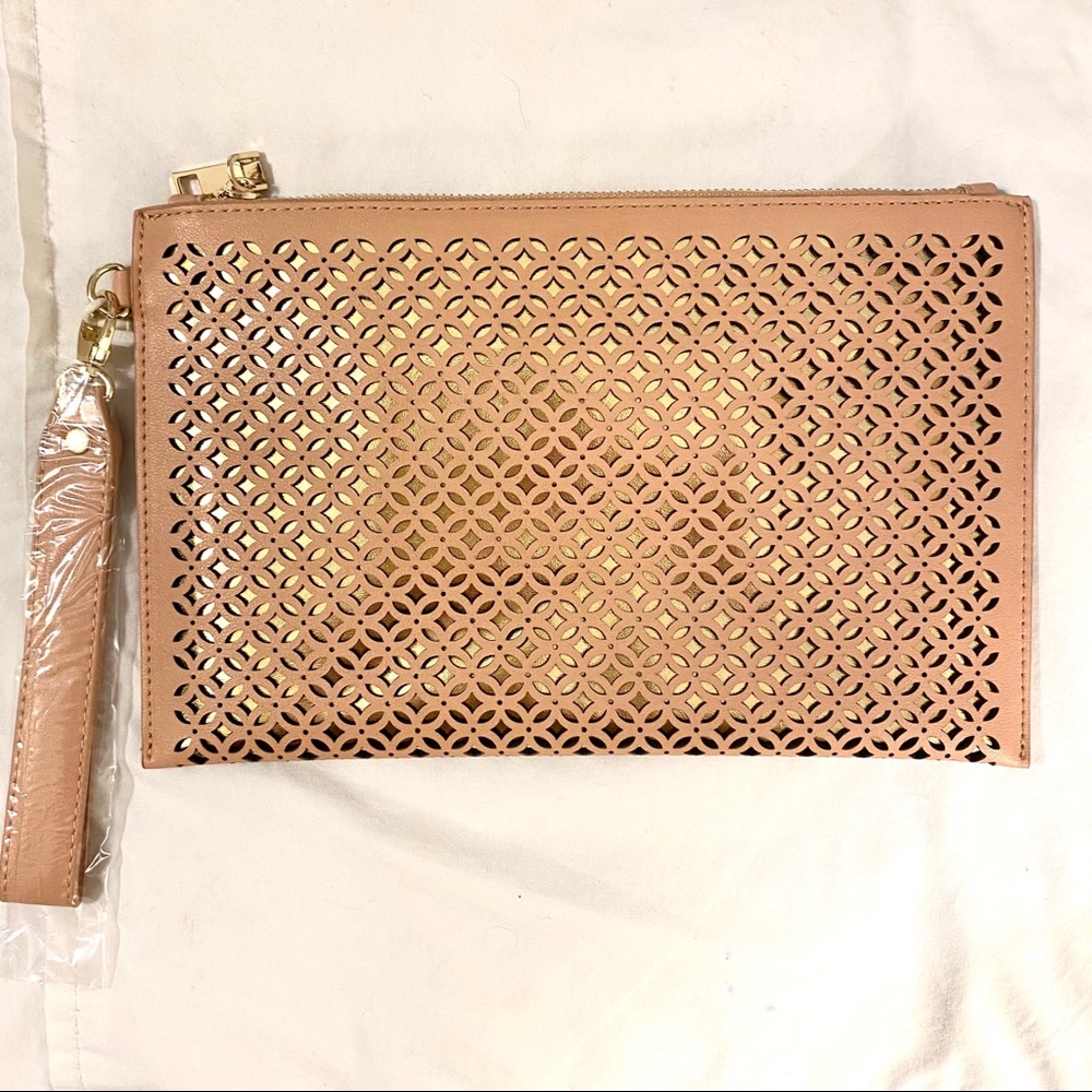 NWT Madison West Blush Clutch